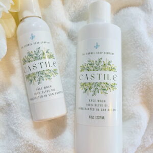 Clean castile face wash